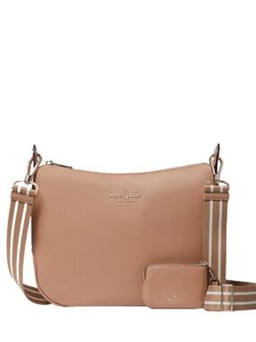 Kate Spade New York ROSIE CROSSBODY with Striped Webbing Strap and Pouch